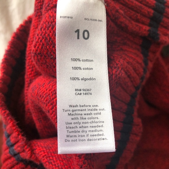 🛍OshKosh B’gosh Boy’s Sweater - Sz 10 - Picture 6 of 6